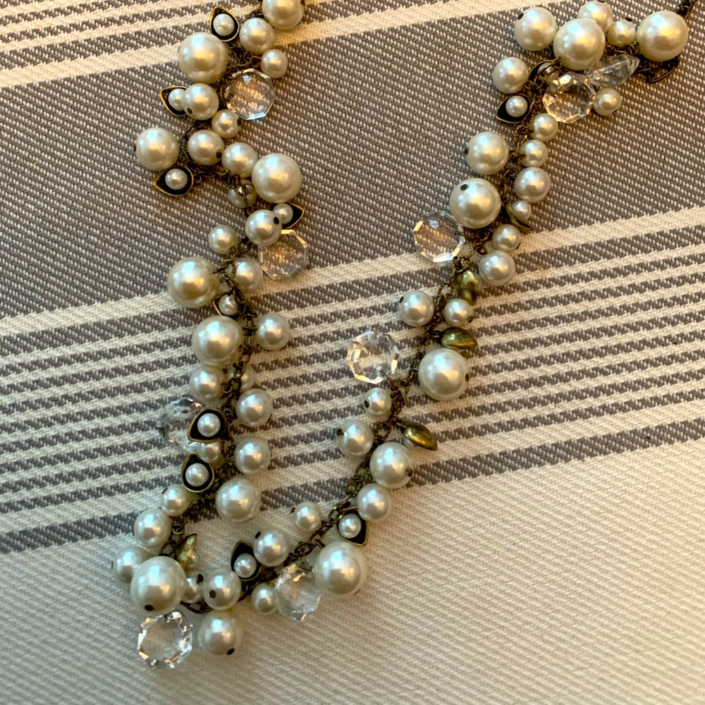 Pearl long necklace